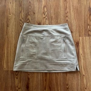 BCBGMaxaria Suede mini Skirt